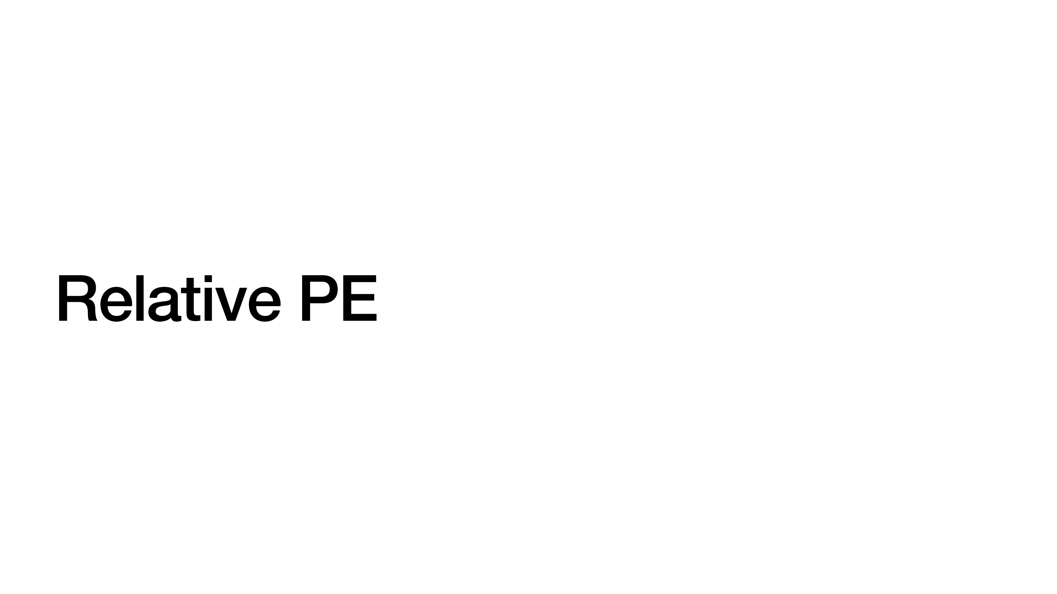 Section divider: Relative PE