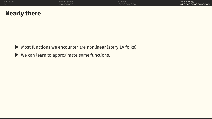 We can learn to approximate some functions.