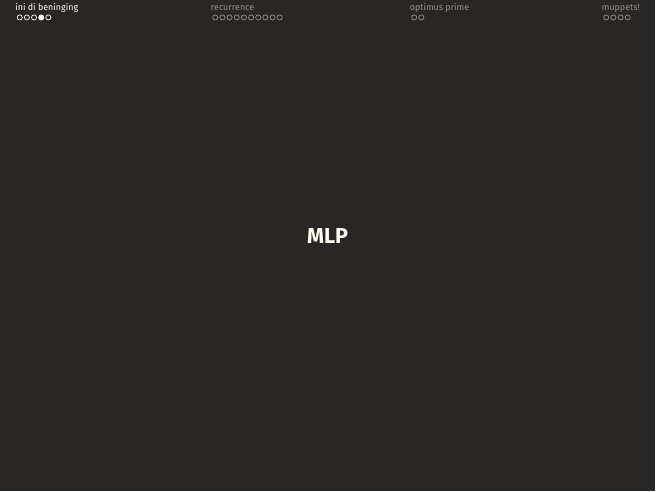 Section divider: MLP
