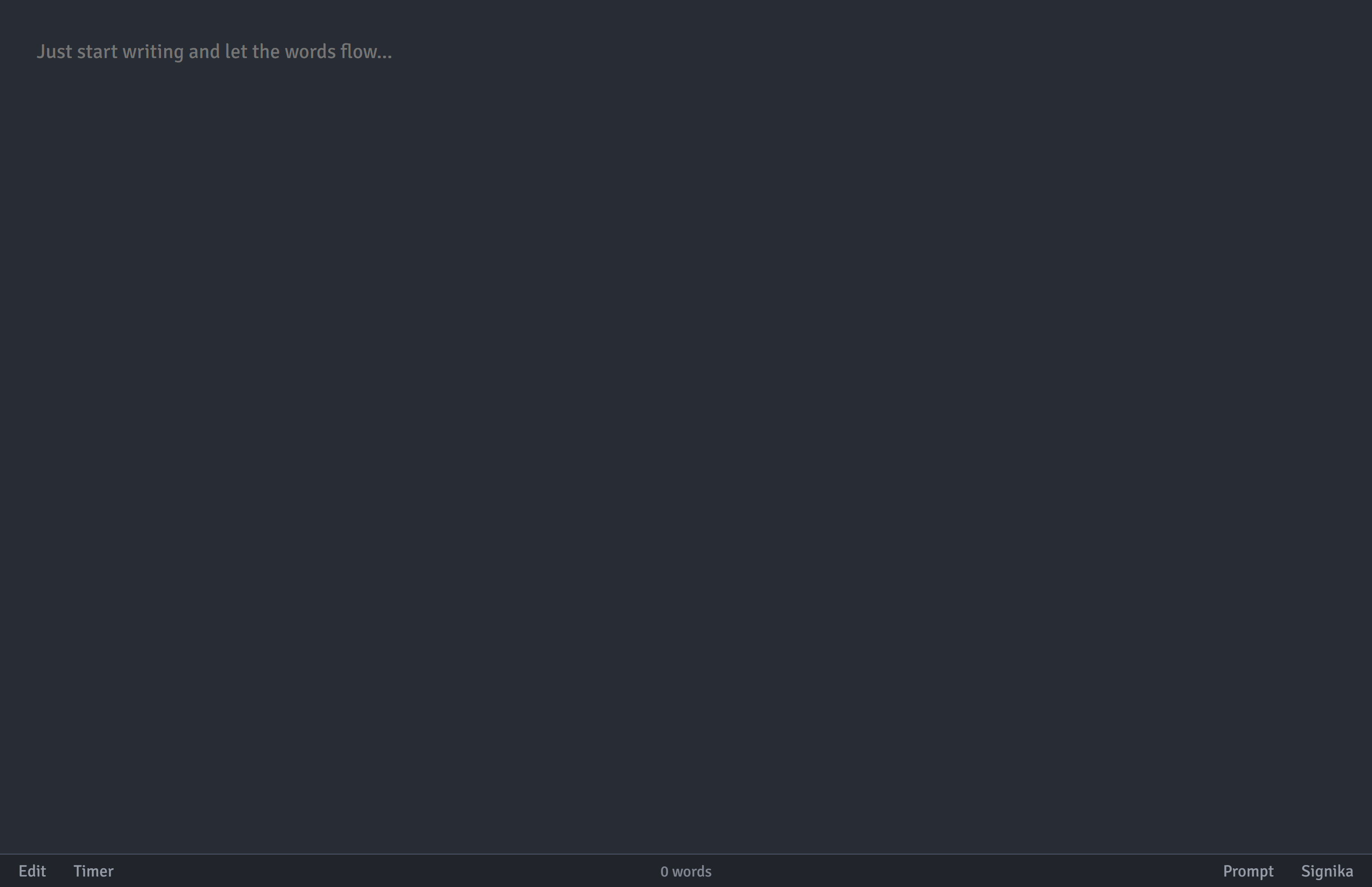 dark mode screenshot