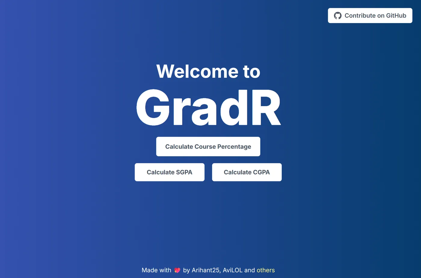 GradR