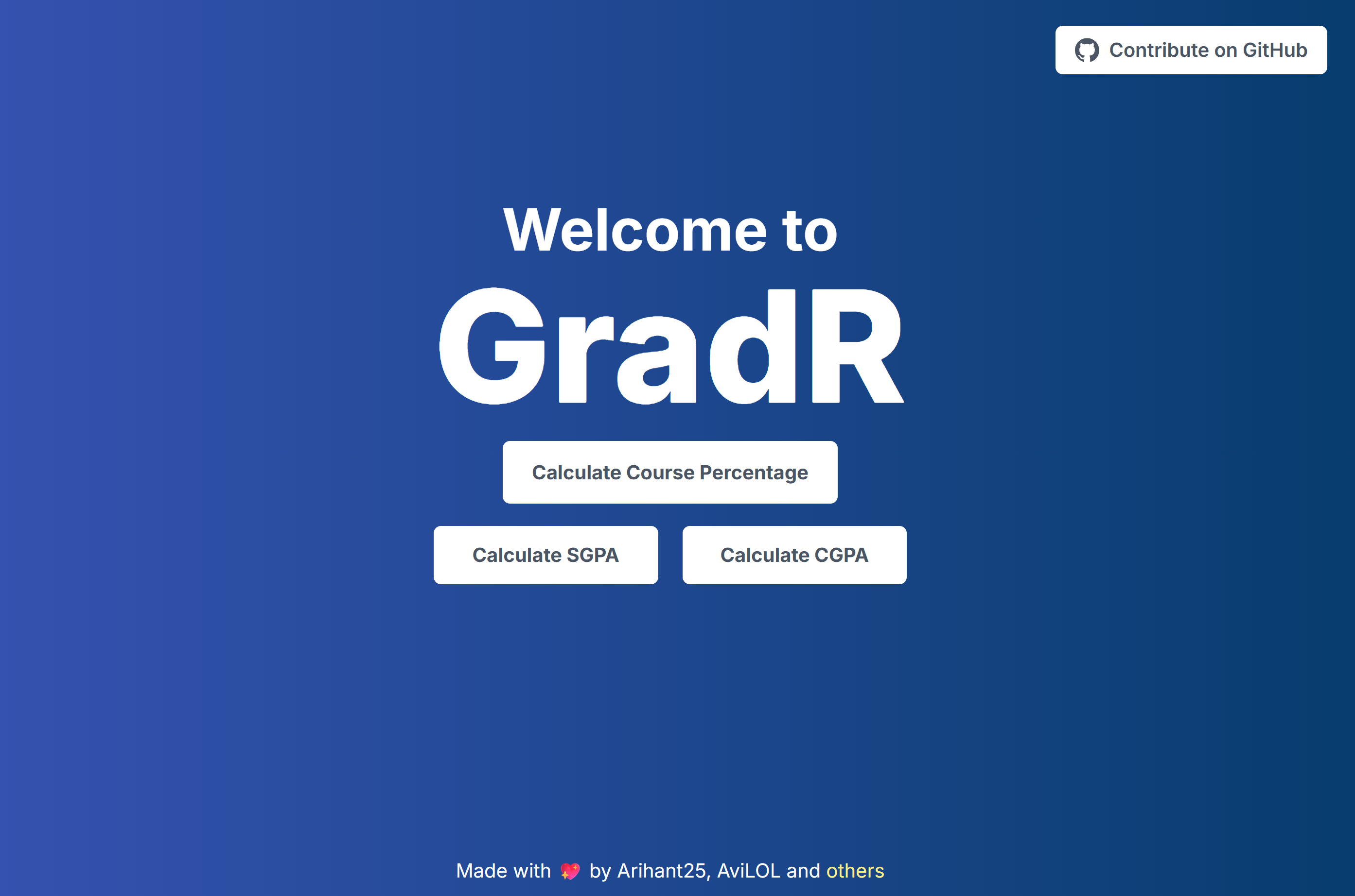 GradR