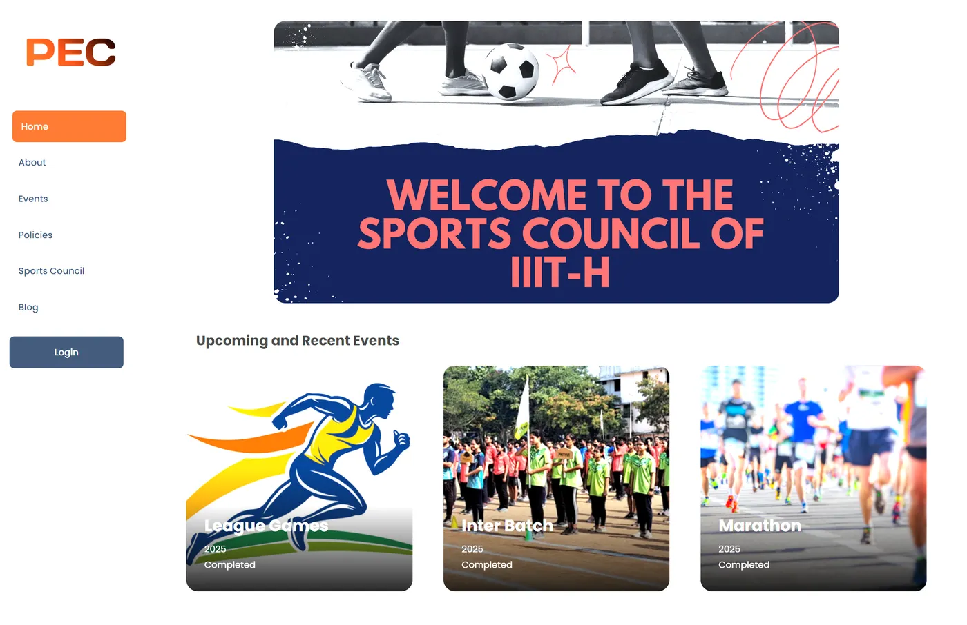 Sports Council Website